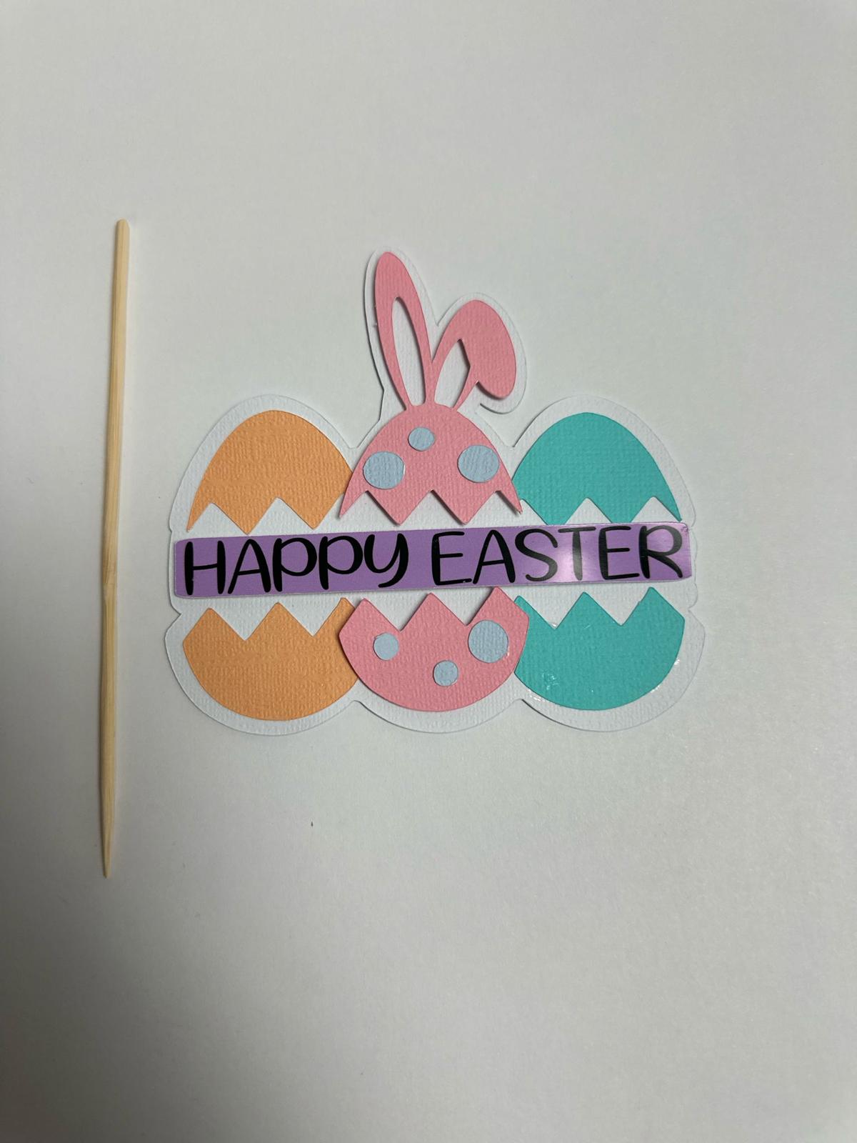 Happy Easter CakeTopper